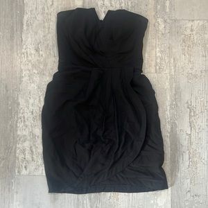 Yumi Kim Black Strapless Dress